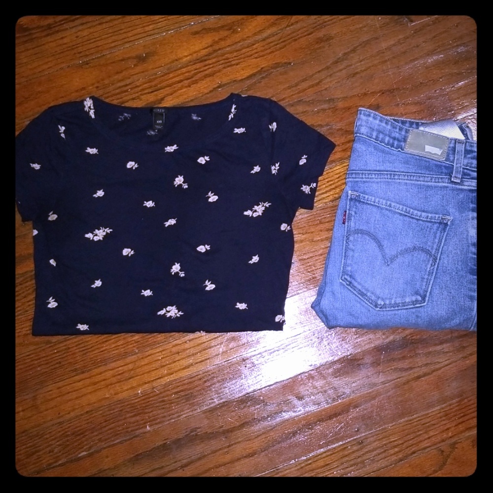 J crew floral top